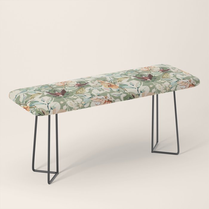 Lush colorful exotic garden B Bench Gallery Image 1
