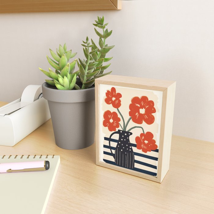 Modern Botanicals No 5 Mini Art Print Gallery Image 2