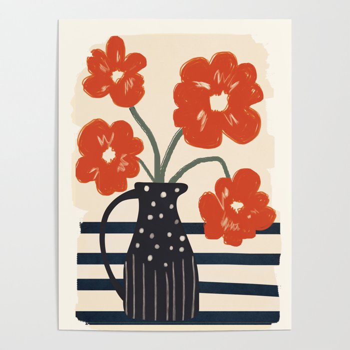 Modern Botanicals No 5 Poster Gallery Image 1