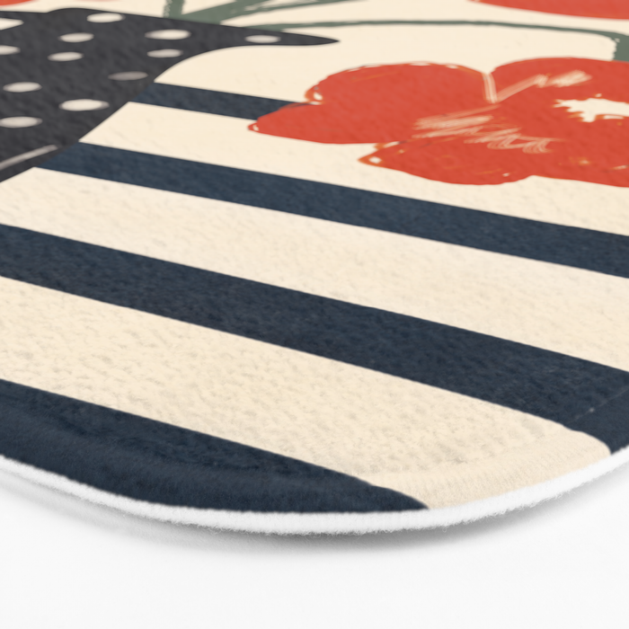 Modern Botanicals No 5 Bath Mat Gallery Image 3