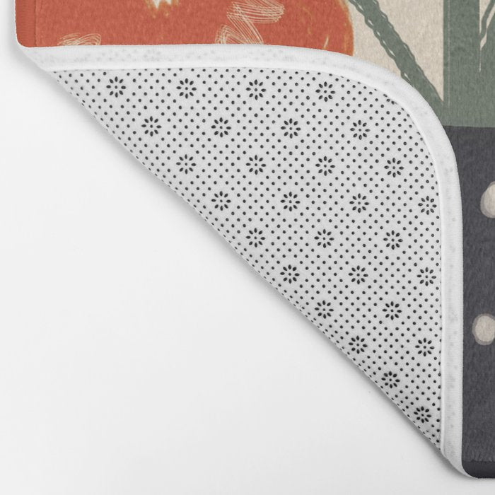 Modern Botanicals No 5 Bath Mat Gallery Image 2