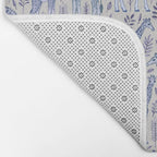 Blue Giraffe Pattern Bath Mat Gallery Image 2