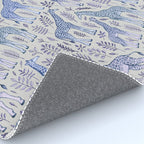 Blue Giraffe Pattern Rug Gallery Image 4