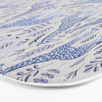 Blue Giraffe Pattern Bath Mat Gallery Image 3