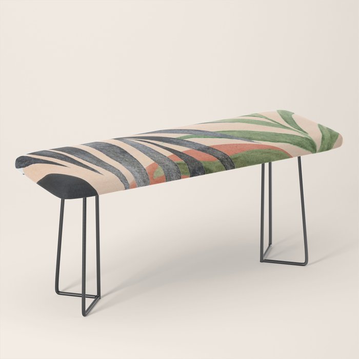 Abstract Tropical Art VI Bench Gallery Image 1
