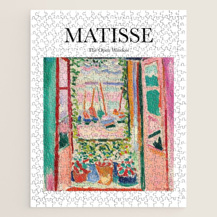 The Open Window by Henri Matisse - Artwork Design Jigsaw Puzzle Gallery Image 1