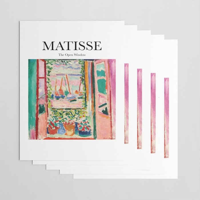 The Open Window by Henri Matisse - Artwork Design Wrapping Paper Gallery Image 3