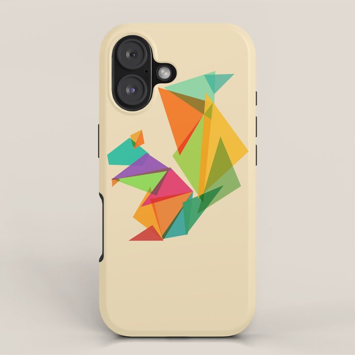 Fractal geometric Squirrel iPhone Case Gallery Image 1