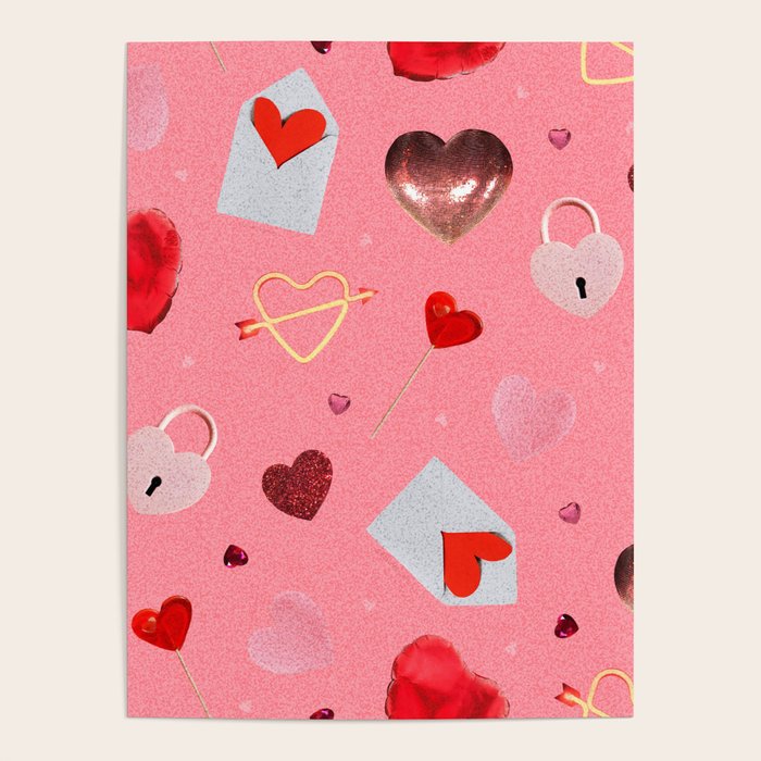 Valentine Collage Print Poster Gallery Image 4