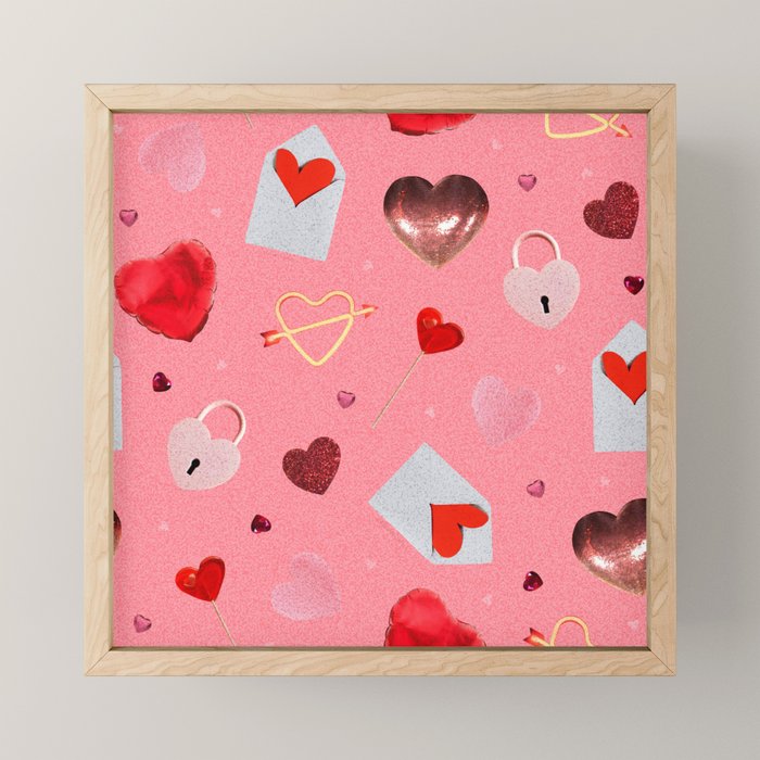 Valentine Collage Print Mini Art Print Gallery Image 1