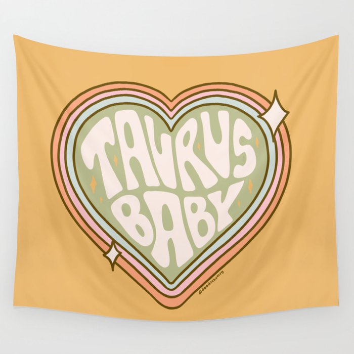 Taurus Baby Wall Tapestry Gallery Image 4