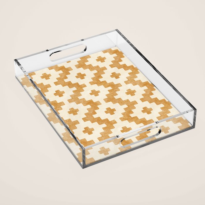 Taos - Golden Acrylic Tray Gallery Image 1