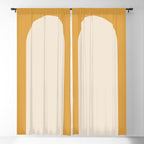 Minimal Arch - Orange Window Curtain Gallery Image 5