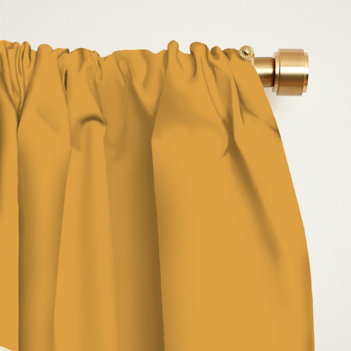 Minimal Arch - Orange Window Curtain Gallery Image 2