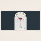 Espresso Martini Cocktail Zodiac Sign Desk Mat Gallery Image 3