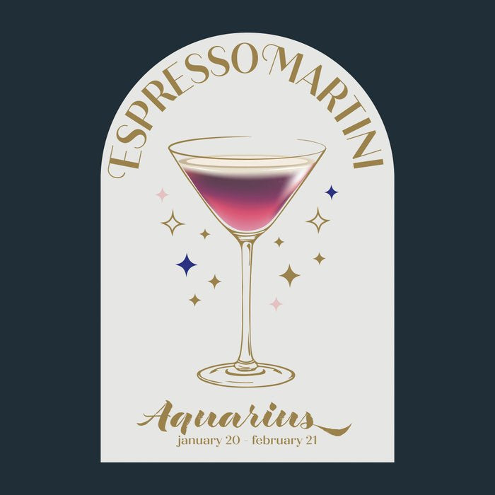 Espresso Martini Cocktail Zodiac Sign Coffee Mug Gallery Image 2