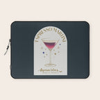 Espresso Martini Cocktail Zodiac Sign Laptop Sleeve Gallery Image 1
