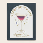 Espresso Martini Cocktail Zodiac Sign Notebook Gallery Image 4