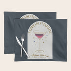 Espresso Martini Cocktail Zodiac Sign Placemat Gallery Image 1