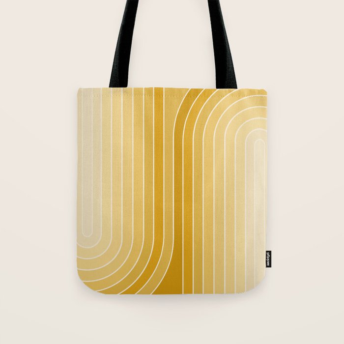 Gradient Curvature VII Tote Bag Gallery Image 1