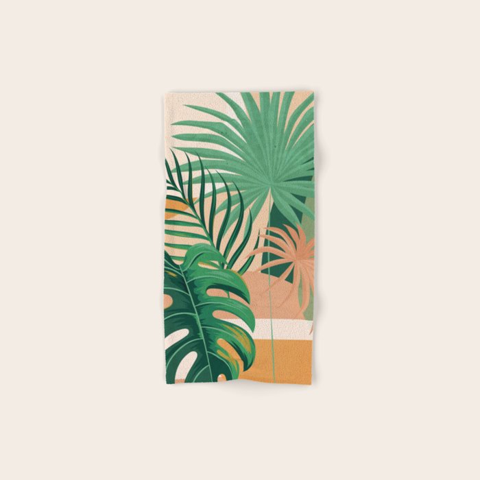 Jungle Abstract 3 Bath Towel Gallery Image 1