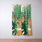 Jungle Abstract 3 Window Curtain Gallery Image 3