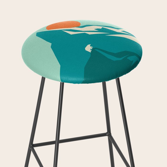 As the sun rises over the peak Stool Gallery Image 2
