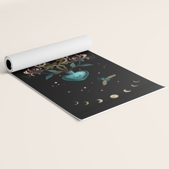 Rose and Honeysuckle Yoga Mat Gallery Image 2