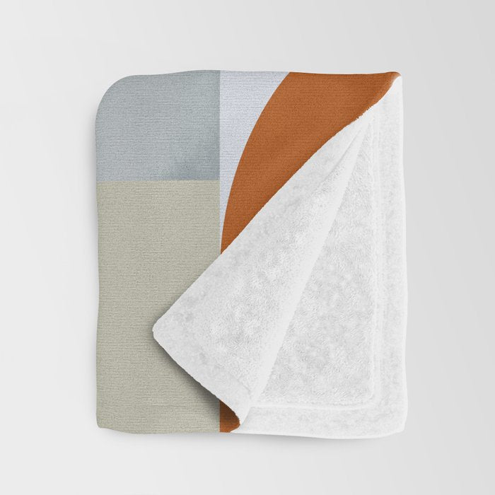 mid mod pastel 2 Throw Blanket Gallery Image 3