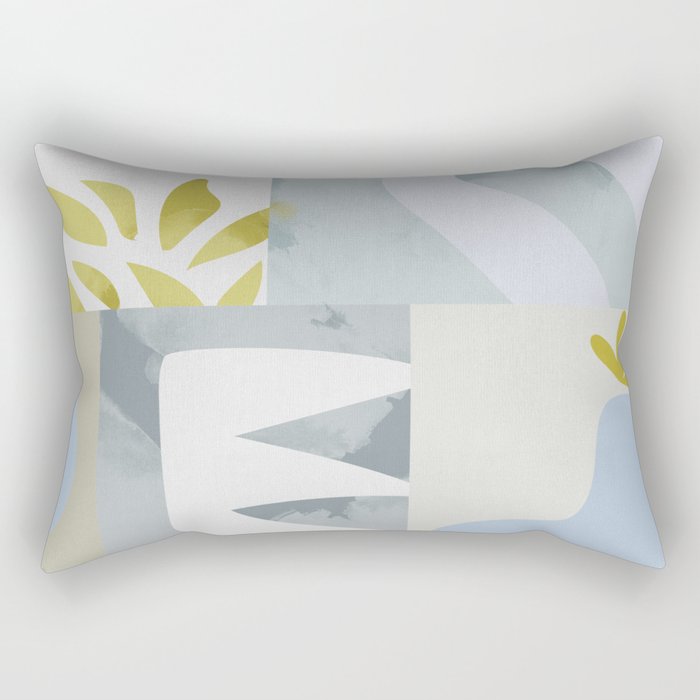 mid mod pastel 2 Rectangular Pillow Gallery Image 2