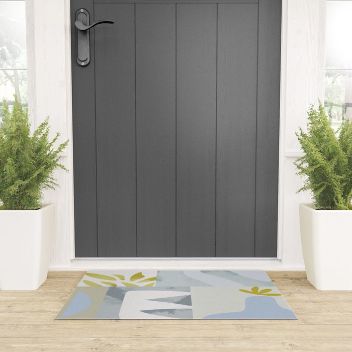 mid mod pastel 2 Welcome Mat Gallery Image 3