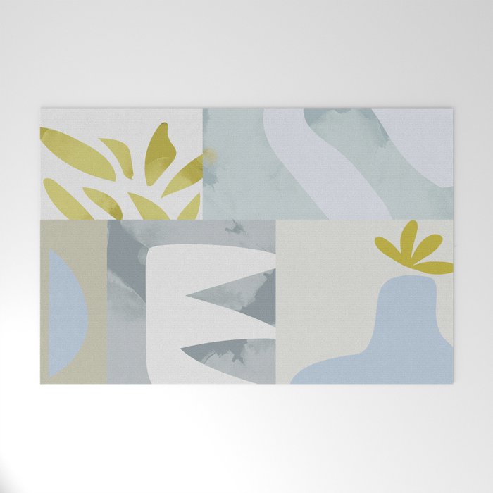 mid mod pastel 2 Welcome Mat Gallery Image 1