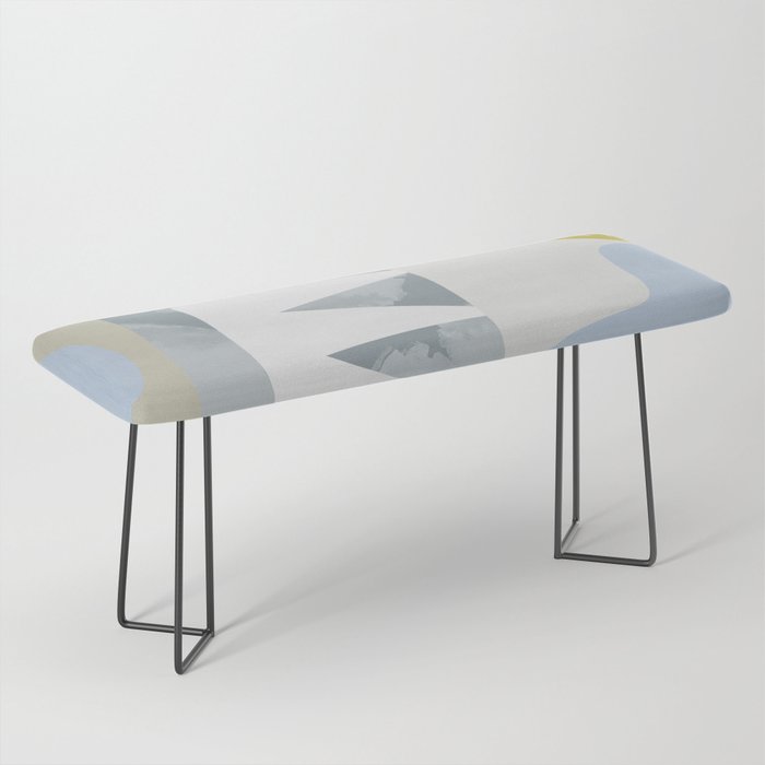 mid mod pastel 2 Bench Gallery Image 1