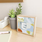 mid mod pastel 2 Mini Art Print Gallery Image 2