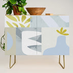 mid mod pastel 2 Credenza Gallery Image 1