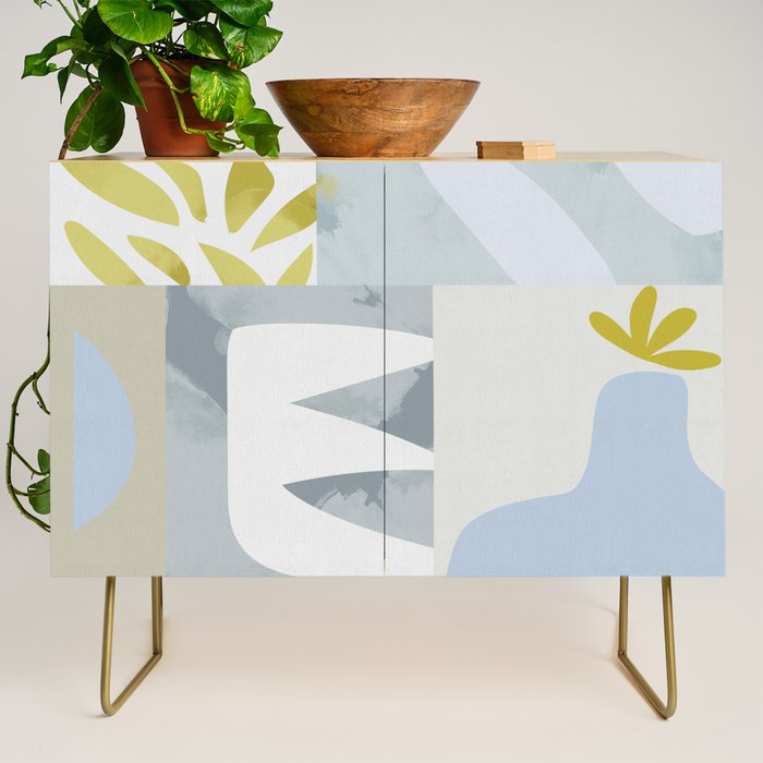 mid mod pastel 2 Credenza Gallery Image 1