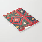 Yüncü  Antique Balikesir Turkish Kilim Print Notebook Gallery Image 3