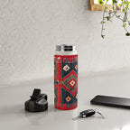 Yüncü  Antique Balikesir Turkish Kilim Print Water Bottle Gallery Image 4