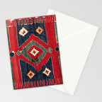 Yüncü  Antique Balikesir Turkish Kilim Print Stationery Card Gallery Image 2