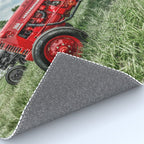 300 Vintage International Harvester Red Tractor Rug Gallery Image 4