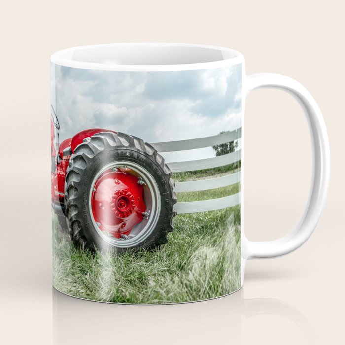 300 Vintage International Harvester Red Tractor Coffee Mug Gallery Image 1