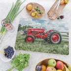 300 Vintage International Harvester Red Tractor Cutting Board Gallery Image 2