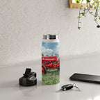 300 Vintage International Harvester Red Tractor Water Bottle Gallery Image 4