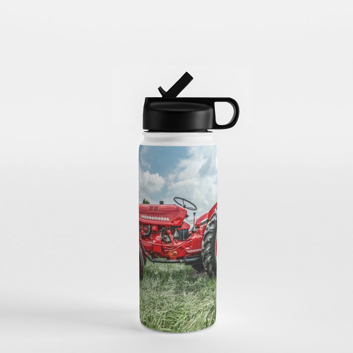 300 Vintage International Harvester Red Tractor Water Bottle Gallery Image 1
