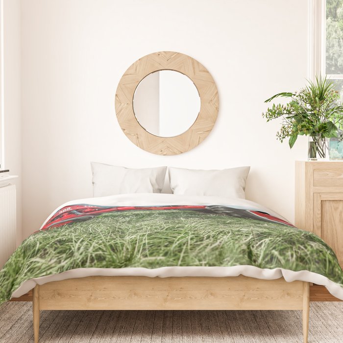 300 Vintage International Harvester Red Tractor Duvet Cover Gallery Image 3