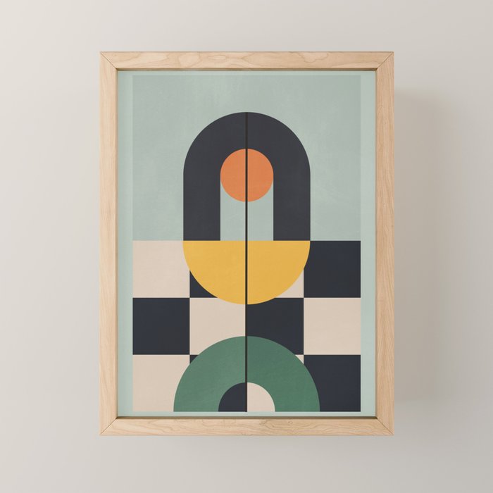 Geometric Abstraction 73 Mini Art Print Gallery Image 1