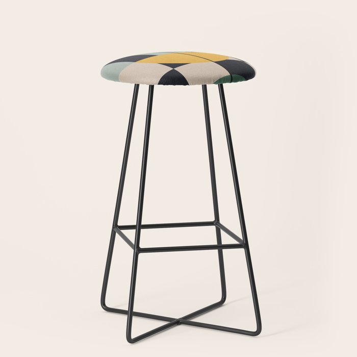 Geometric Abstraction 73 Stool Gallery Image 1