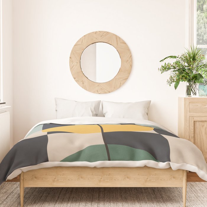 Geometric Abstraction 73 Duvet Cover Gallery Image 3