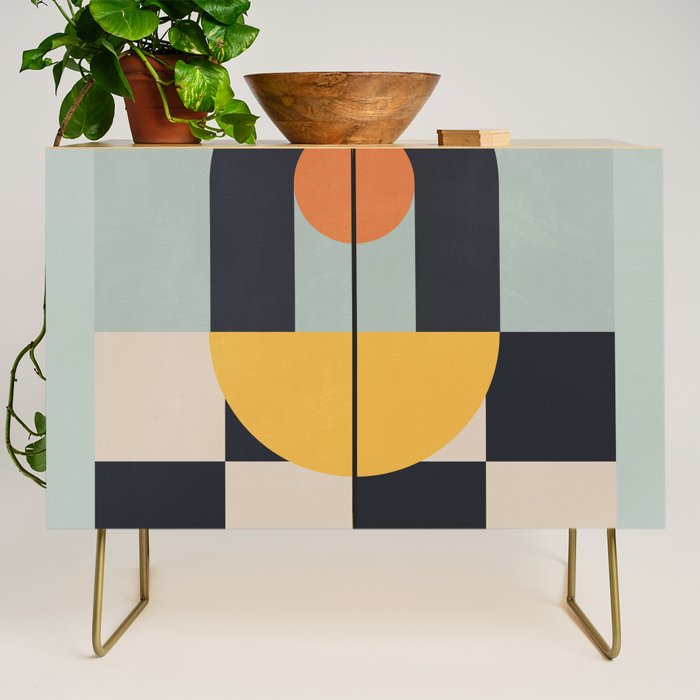 Geometric Abstraction 73 Credenza Gallery Image 1