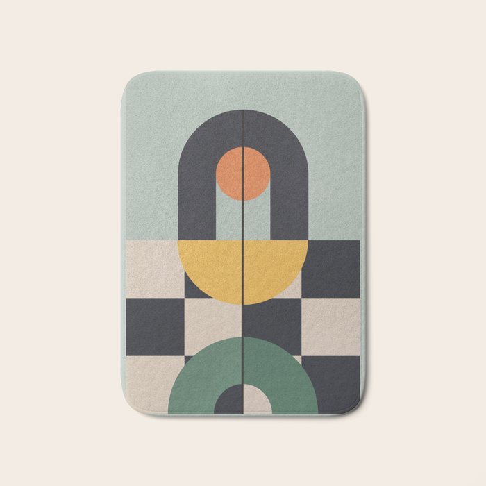 Geometric Abstraction 73 Bath Mat Gallery Image 1